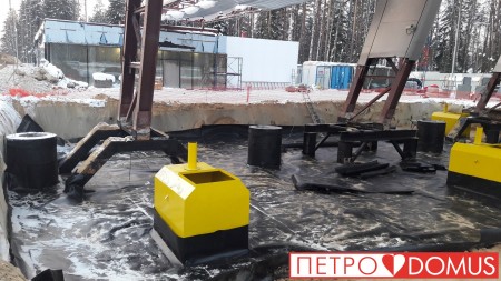 Гидроизоляция АЗС геомембраной HDPE