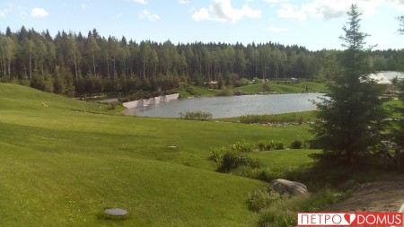 Готовый искусственный водоём в ландшафтном дизайне