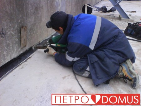 Сварка гидрошпонки HDPE